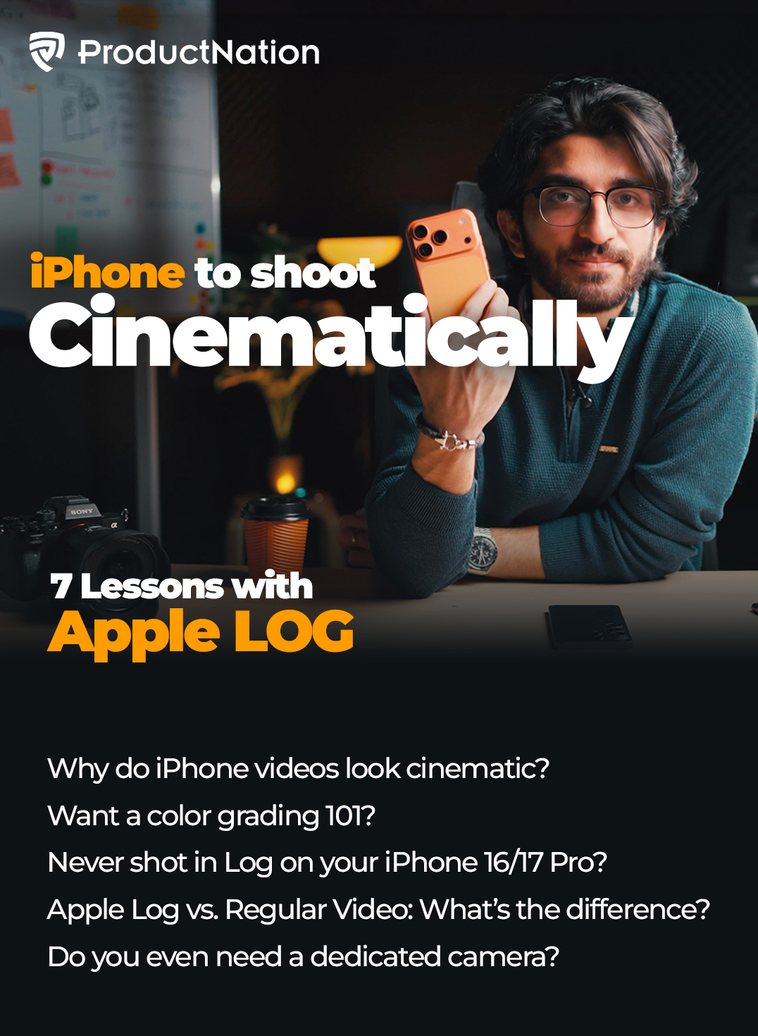 Pocket Cinematic: shoot cinematically on iPhone with Apple LOG